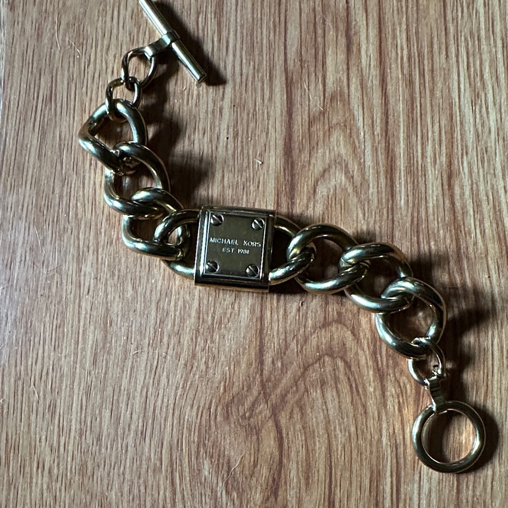 Michael Kors Men's Gold-Tone Chain Bracelet